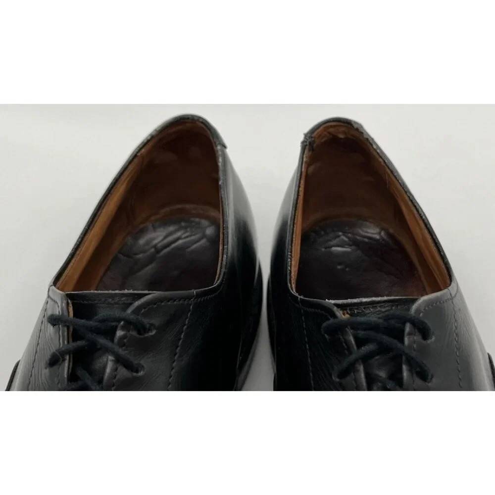 Allen Edmonds PARK AVENUE Black Leather Cap-Toe Oxfords Men’s 10.5D Dress Shoes